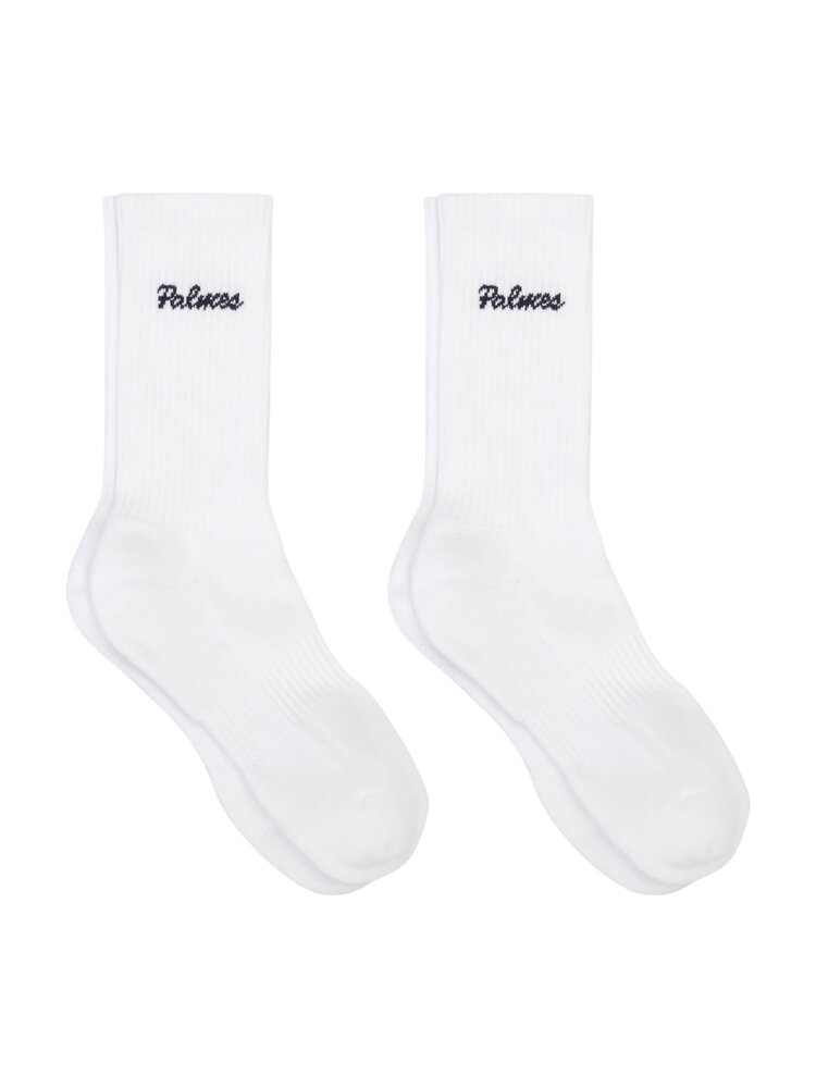 PALMES LOGO SOCKS DOUBLE PACK WIT