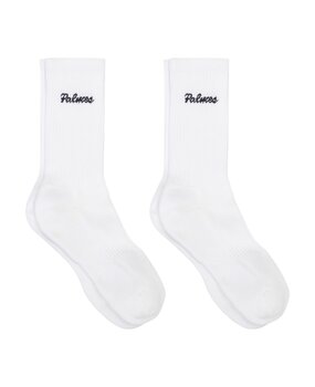 Palmes PALMES LOGO SOCKS DOUBLE PACK WIT