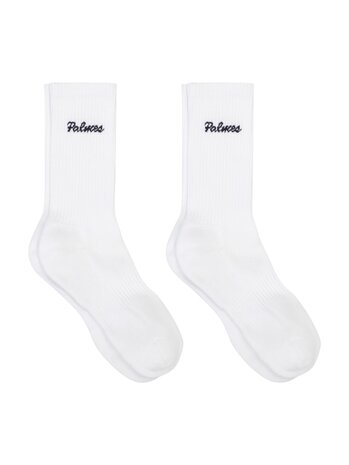 PALMES LOGO SOCKS DOUBLE PACK WIT