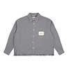 Brams Fruit BRAM'S FRUIT DISTRESSED FARMER SHIRT ZWART/WIT GERUIT