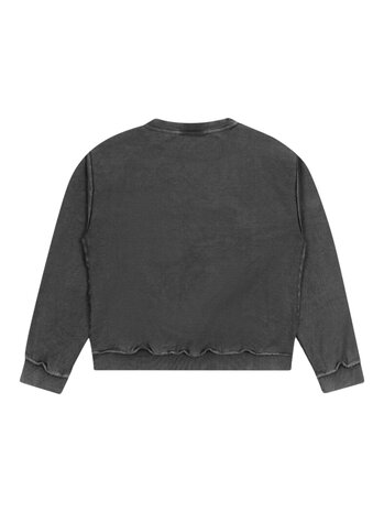 Brams Fruit BRAM'S FRUIT CHEST POCKET CREWNECK SWEATER GRIJS