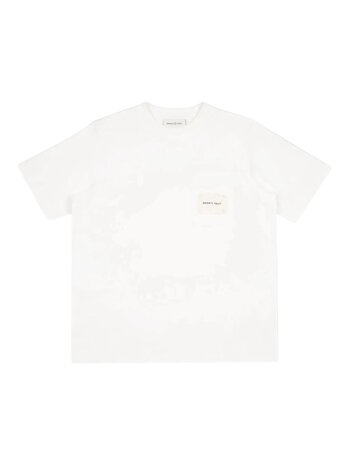 Brams Fruit BRAM'S FRUIT CHEST POCKET T-SHIRT WIT