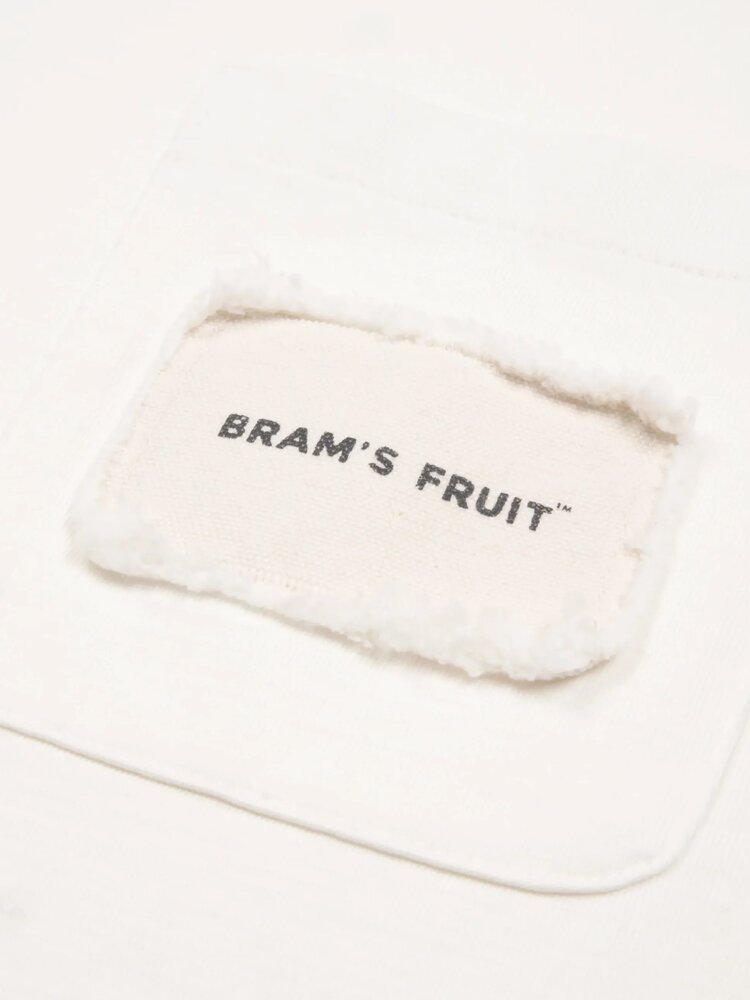 Brams Fruit BRAM'S FRUIT CHEST POCKET T-SHIRT WIT