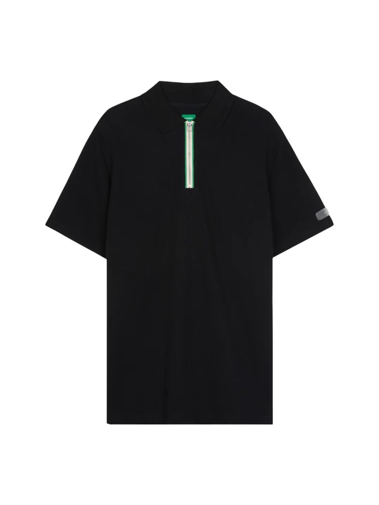 FLÂNEUR ZIP POLO ZWART