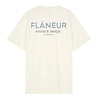 FLÂNEUR SOUND & DESIGN T-SHIRT WASHED WHITE