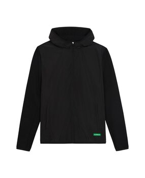 FLÂNEUR BADGE TECHNICAL ZIP JACKET ZWART