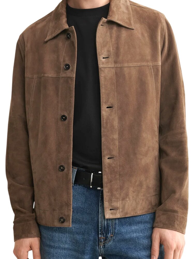 Arma ARMA JADEN SUEDE JACKET BROWN