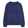 A.P.C. A.P.C. PARIS LEO COTTON KNIT PULLOVER BLUE