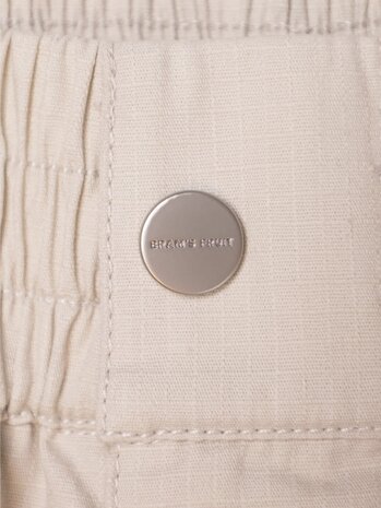 Brams Fruit BRAM'S FRUIT RIPSTOP TEXT LOGO PANTS OFFWHITE