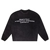 Brams Fruit BRAM'S FRUIT STAMP KNIT PULLOVER CHARCOAL GREY