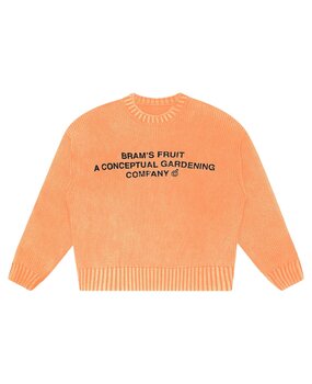 Brams Fruit BRAM'S FRUIT STAMP KNIT PULLOVER ORANGE