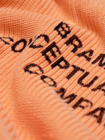 Brams Fruit BRAM'S FRUIT STAMP KNIT PULLOVER ORANGE
