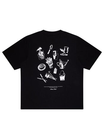 Brams Fruit BRAM'S FRUIT GARDENING KIT T-SHIRT BLACK