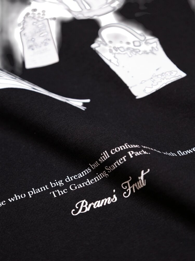 Brams Fruit BRAM'S FRUIT GARDENING KIT T-SHIRT BLACK