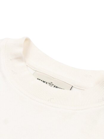 Brams Fruit BRAM'S FRUIT DISTRESSED FOIG LONGSLEEVE WHITE