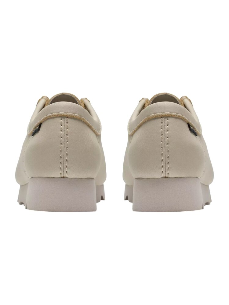 Clarks CLARKS ORIGINALS WALLABEE GTX SHOES WHITE LEATHER Clarks CLARKS ORIGINALS WALLABEE GTX SHOES WHITE LEATHER