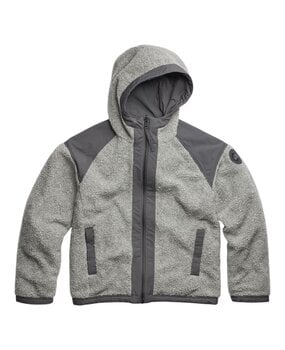 Canada Goose CANADA GOOSE ALBERNI REVERSIBLE FLEECE BOMBER JACKET STRATUS GREY