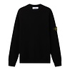 Stone Island STONE ISLAND RIBBED SOFT ORGANIC COTTON PULLOVER BLACK