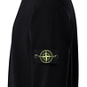 Stone Island STONE ISLAND RIBBED SOFT ORGANIC COTTON PULLOVER BLACK