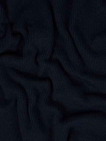 Stone Island STONE ISLAND RIBBED SOFT COTTON ZIP-UP VEST NAVY BLUE Stone Island STONE ISLAND RIBBED SOFT COTTON ZIP-UP VEST NAVY BLUE