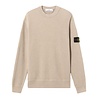 Stone Island STONE ISLAND RIBBED SOFT ORGANIC COTTON PULLOVER DESERT MELANGE