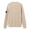 Stone Island STONE ISLAND RIBBED SOFT ORGANIC COTTON PULLOVER DESERT MELANGE