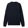Stone Island STONE ISLAND RIBBED SOFT ORGANIC COTTON PULLOVER NAVY BLUE Stone Island STONE ISLAND RIBBED SOFT ORGANIC COTTON PULLOVER NAVY BLUE