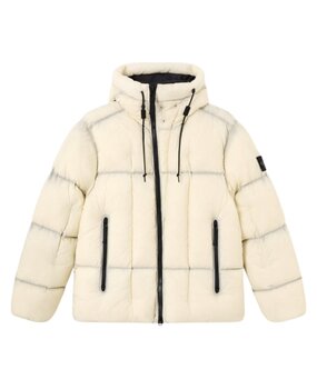 Stone Island STONE ISLAND SEAM FADED LIGHT NYLON TELA DONSJACK IVORY