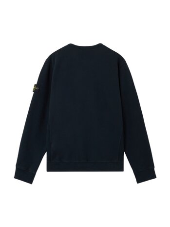 Stone Island STONE ISLAND ORGANIC COTTON FLEECE SWEATER NAVY
