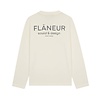 FLÂNEUR SOUND & DESIGN LONGSLEEVE SHIRT WASHED WHITE