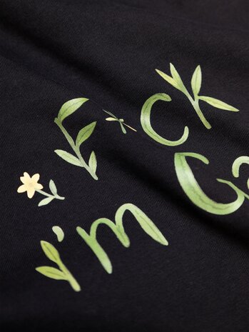 Brams Fruit BRAM'S FRUIT ORGANIC FCK OFF I'M GARDENING TEE BLACK Brams Fruit BRAM'S FRUIT ORGANIC FCK OFF I'M GARDENING TEE BLACK