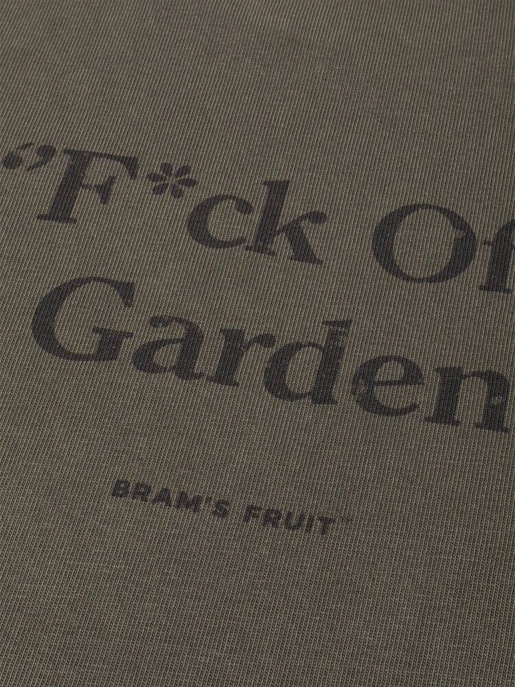 Brams Fruit BRAM'S FRUIT FCK OFF I'M GARDENING DISTRESSED SLEEVELESS TEE CHARCOAL