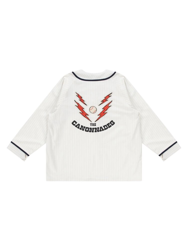 Pal Sporting Goods PAL SPORTING GOODS SWING FOR THE FENCES BASEBALL JERSEY LONGSLEEVE MARSHMALLOW