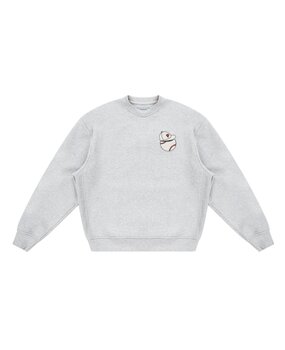 Pal Sporting Goods PAL SPORTING GOODS AT BAT CREWNECK SWEATER LIGHT GRAY MARL