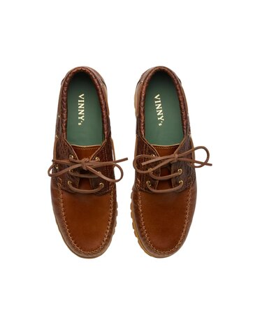 Vinny's VINNY'S AZTEC BOAT SHOE BRUIN