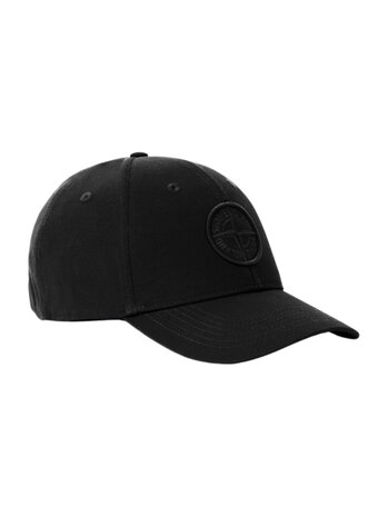 Stone Island STONE ISLAND COTTON REPS CAP BLACK