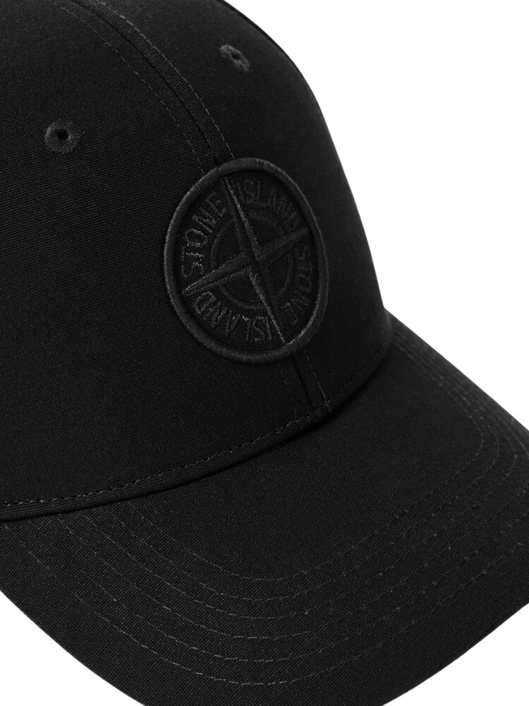 Stone Island STONE ISLAND COTTON REPS CAP BLACK