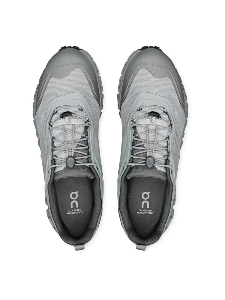 ON ON CLOUD 6 GEO WATERPROOF SNEAKERS ALLOY