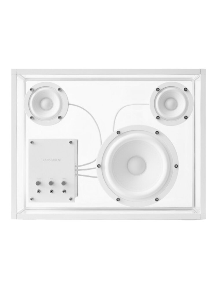 Transparent TRANSPARENT SPEAKER LARGE WHITE