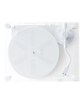 Transparent TRANSPARENT TURNTABLE WHITE