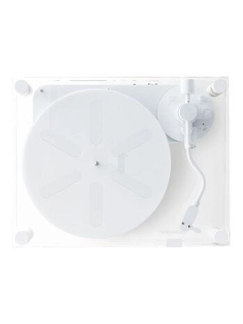 Transparent TRANSPARENT TURNTABLE WHITE