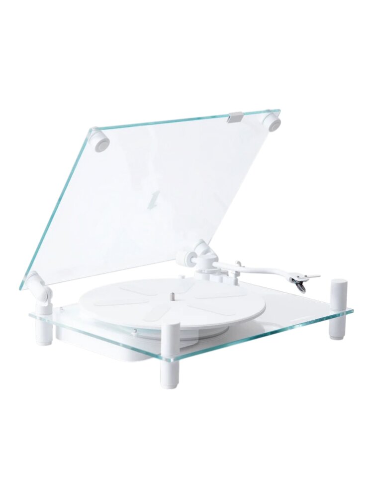 Transparent TRANSPARENT TURNTABLE WHITE