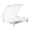 Transparent TRANSPARENT TURNTABLE WHITE