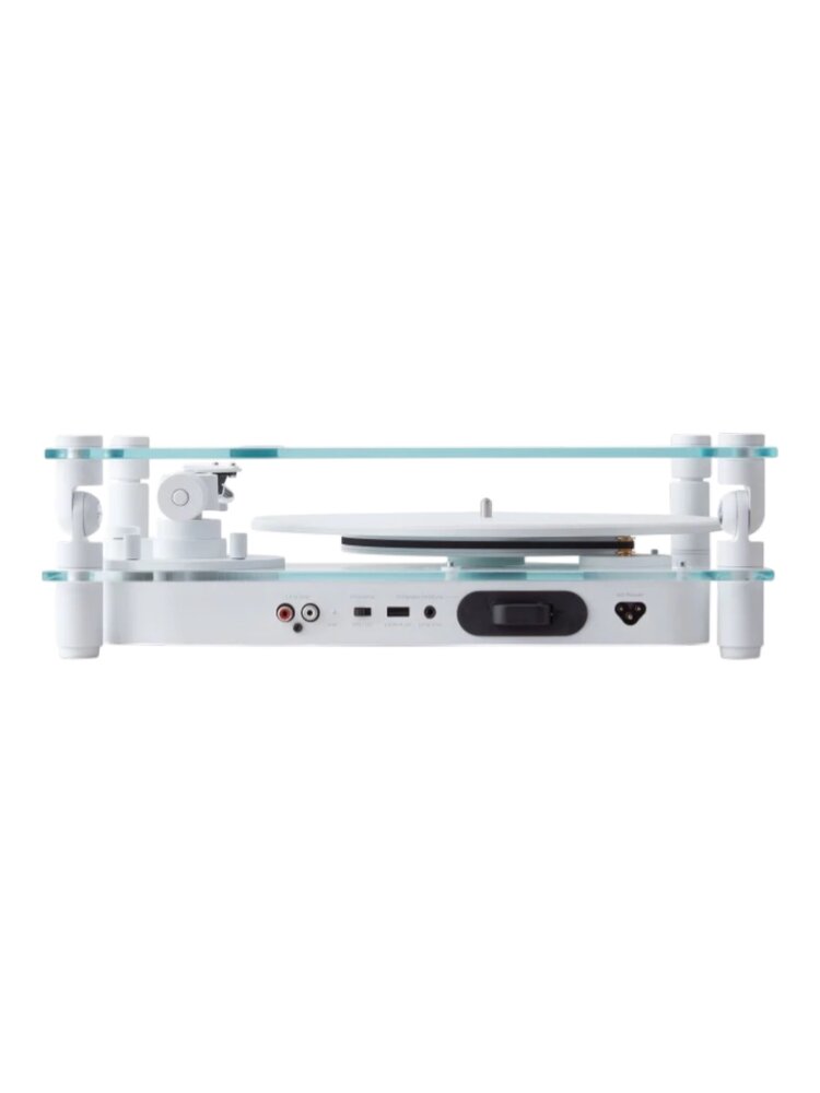 Transparent TRANSPARENT TURNTABLE WHITE