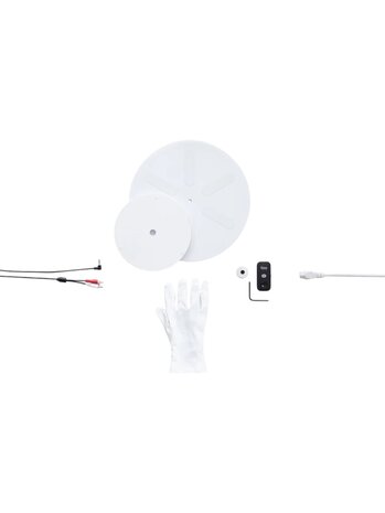 Transparent TRANSPARENT TURNTABLE WHITE