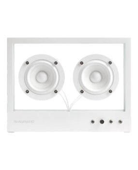 Transparent TRANSPARENT SMALL SPEAKER WHITE
