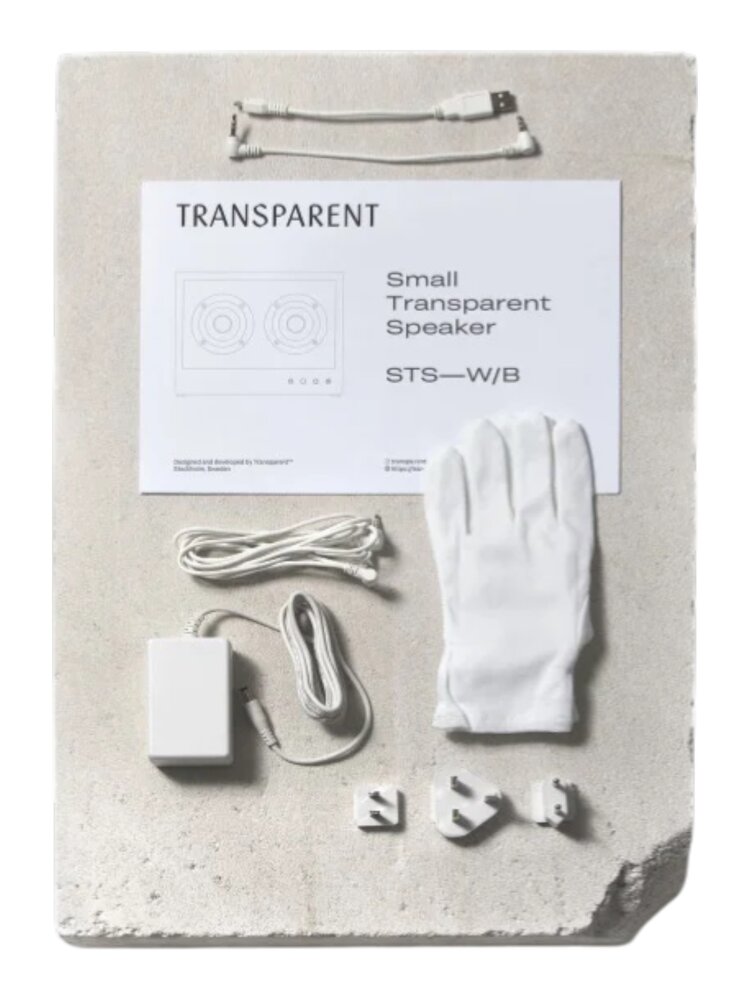 Transparent TRANSPARENT SMALL SPEAKER WHITE