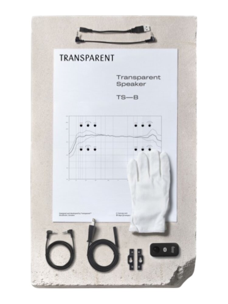 Transparent TRANSPARENT SMALL SPEAKER WHITE