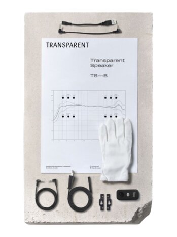 Transparent TRANSPARENT SMALL SPEAKER WHITE