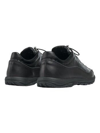 Diemme DIEMME LICATA CRACKLED PATENT LEATHER SNEAKERS BLACK